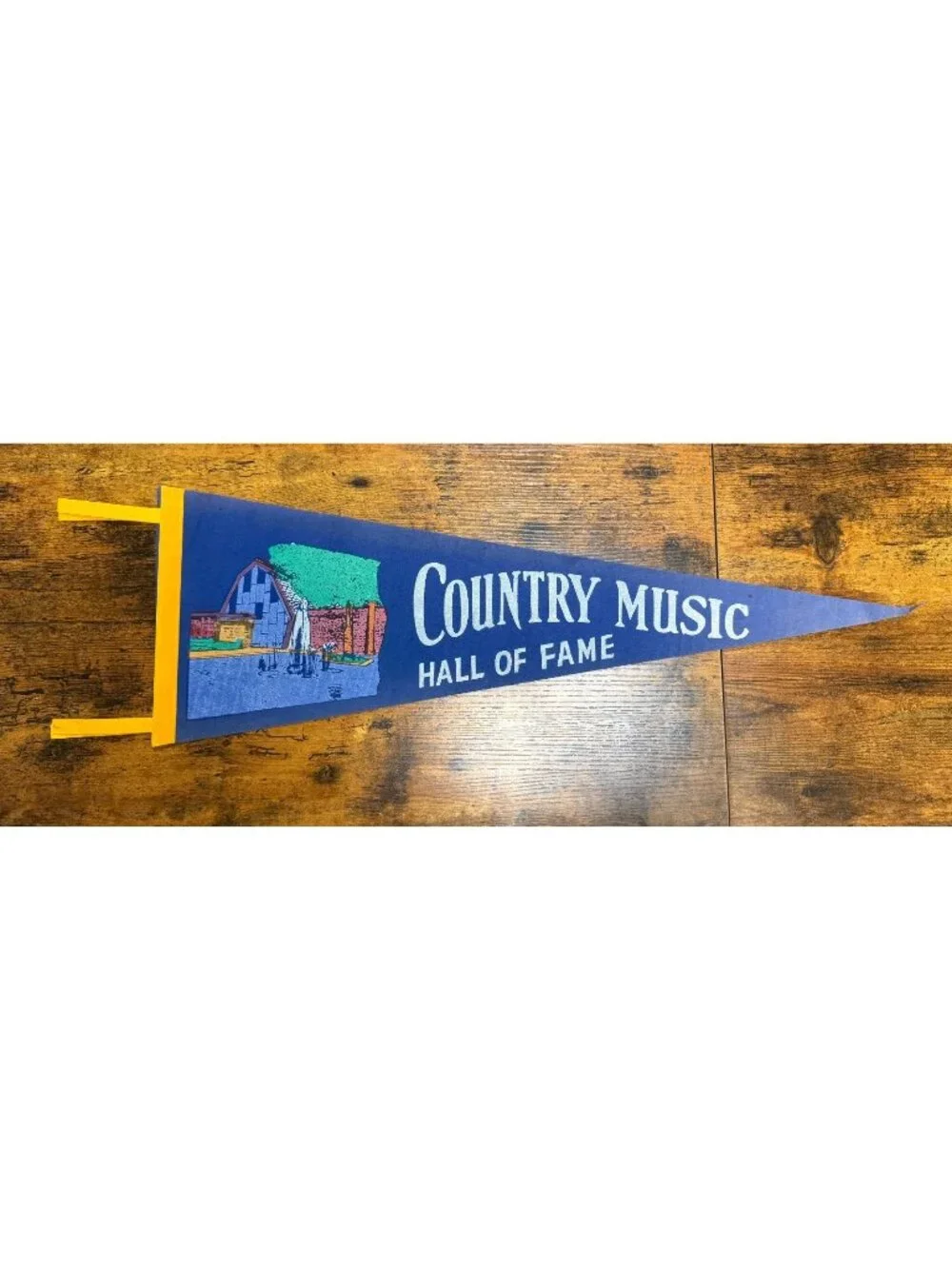 Vintage Country Music Hall of Fame pennant